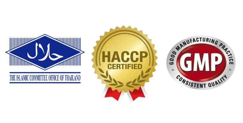 มีนาฟู้ดส์ได้รับเครื่องมหมายฮาลาน HACCP GMP